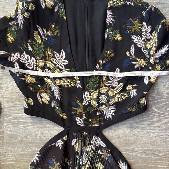 A.L.C. Josefa Silk Midi Dress 8 - Picture 12 of 14